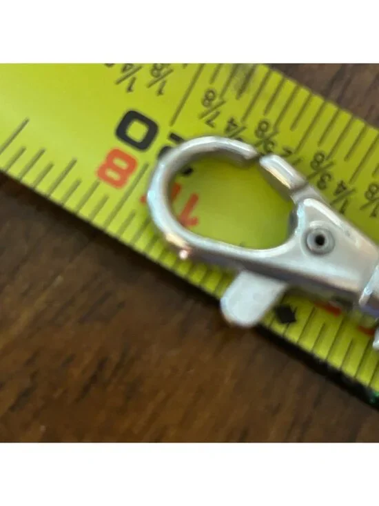 Heavy Duty Stainless Steel Wallet Chain With Clasp Hooks For Biker Jeans Or Keys - Picture 6 of 8